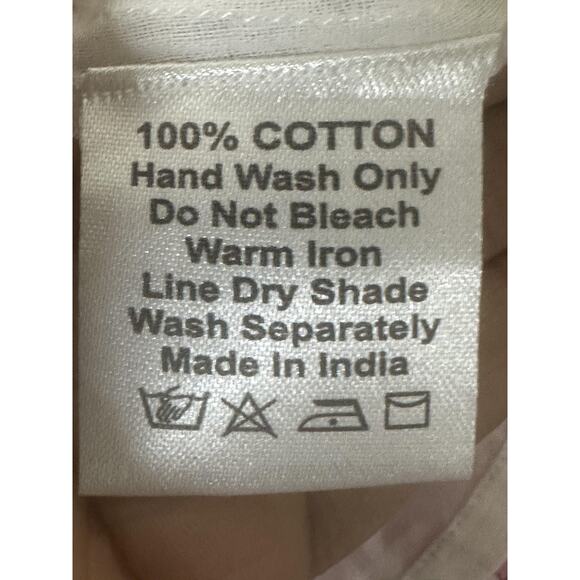 Hampton House Dress Womens Small Pink Floral Ruffle Tiered Swing Boho Mini - Picture 4 of 6